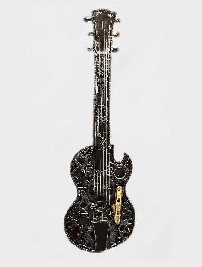 Guitar of steel